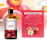 PHATOIL 100ml Aromatherapy Fragrance Oil Coconut & Vanilla Strawberry Cherry Lemon 1/2/3pcs Aroma Oil For Diffuser Candle Making