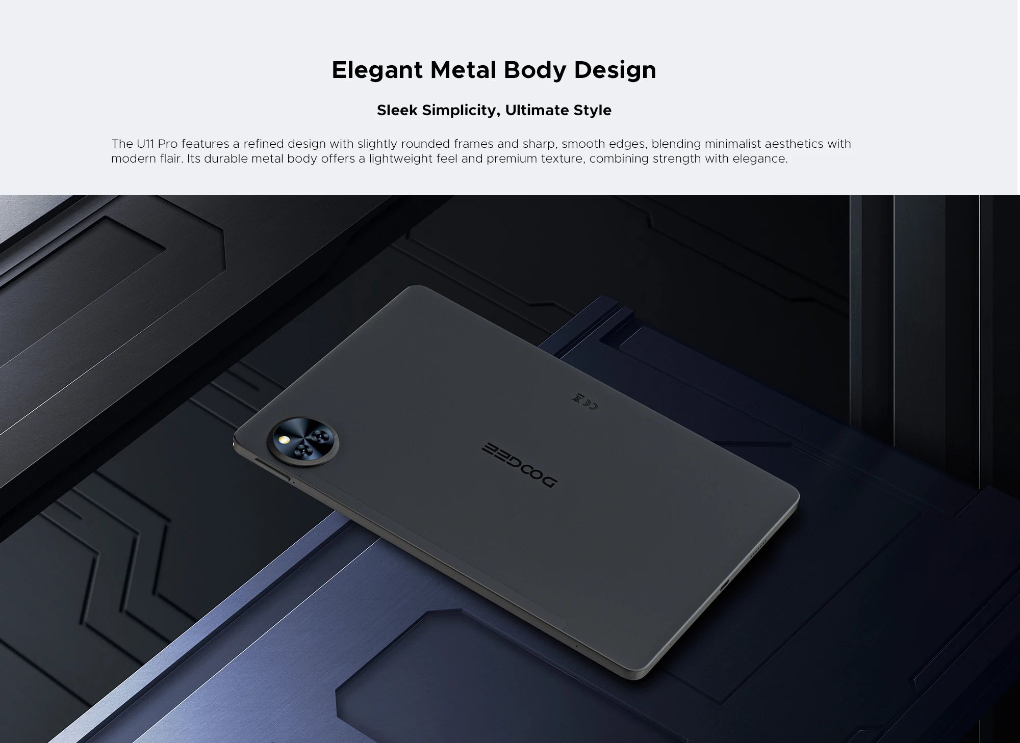 Global Version DOOGEE U11 Pro Android 15 Tablet PC 11 inch Ultra-clear 90Hz Display 30GB(6 + 24) 256GB 8580mAh Battery Tablet