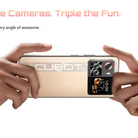 Smartphone 5G Cubot X100, Android 15, Dimensity 7025, 6nm, 2.5GHz,6.88-inch Screen,16GB(8+8),256GB, 64MP Camera, 5100mAh Battery