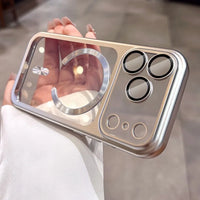 17ProMax Cases Original Soft Magsafe Case for iPhone 17 Pro Max iPhone17 ProMax Transparent Lens Film Wireless Charging Cover