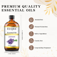 EUQEE 4 Fl Oz Essential Oils for Aromatherapy Humidifiers Aromatic Diffuser Making Scents Candle Handmade Soap Home Fragrance