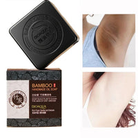 100g Bamboo Charcoal Handmade Soap Skin Moisturizing Deep Cleansing Oil Control Blackhead Remover Face Wash Hair Bath Skin Care