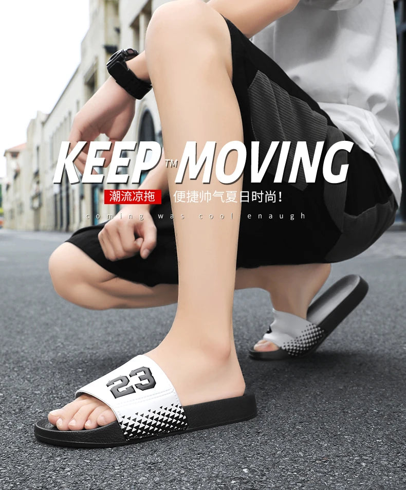 Men New Slippers Beach Summer Sandals Lightweight Non Slip Home Flip Flops Men Fashion Shoes EVA Design Slides Outdoor Orginal