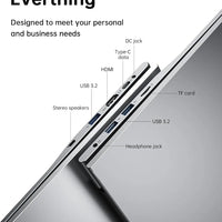 ACEMAGIC Laptop 17.3” FHD Laptop Intel Alder Lake N97 16GB RAM 512GB SSD Windows 11 Pro Notebook 180° Flip Computer Wifi5 BT5.0