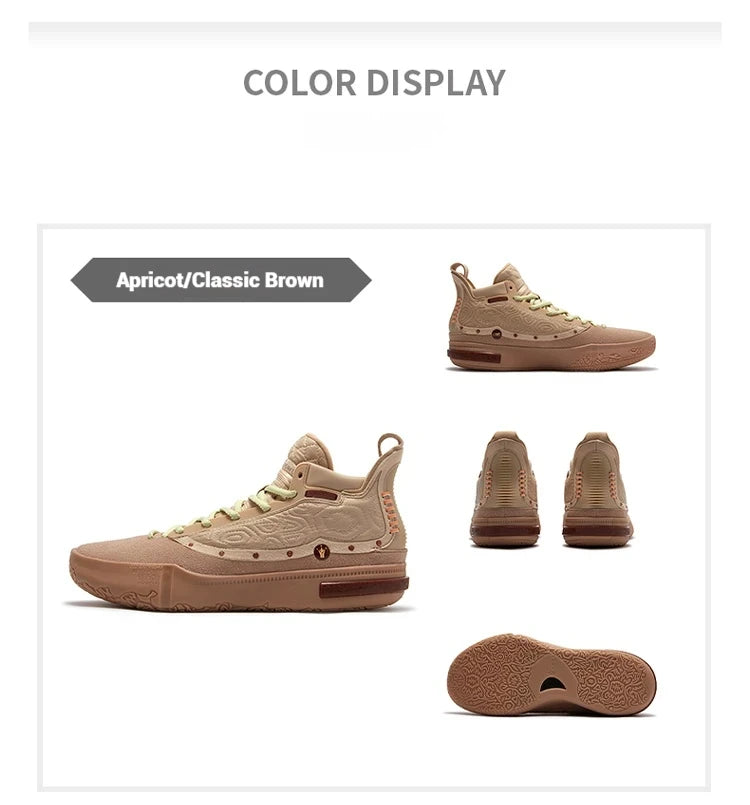 361 Degrees Joker 1 GT PE Men Basketball Shoes Trendy Leather Lightweight Shock-Absorbing Wear-resistant Male Sneakers 672511116