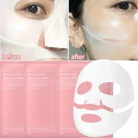 5/10/15/20 Bio Collagen Face Mask Shrink Pores Deep Hydrating Moisturizing Split Mask Firming Nourish Brighten Facial Skin Care