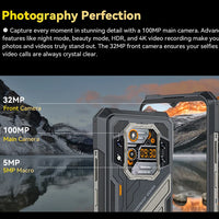 CUBOT KINGKONG X, Rugged Smartphone 5G, 32GB RAM(16GB+16GB), 256/512GB ROM, 10200mAh, 6.583-Inch 120Hz Screen, NFC,WiFi 6, 100MP