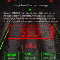 16.1 Inch Gaming Laptop Computer RTX4050 6G Intel Core i9-13900H i5-12450H windows11 por Max 64GB 2*DDR5 2*M.2 NVME 4TB SSD WiFi