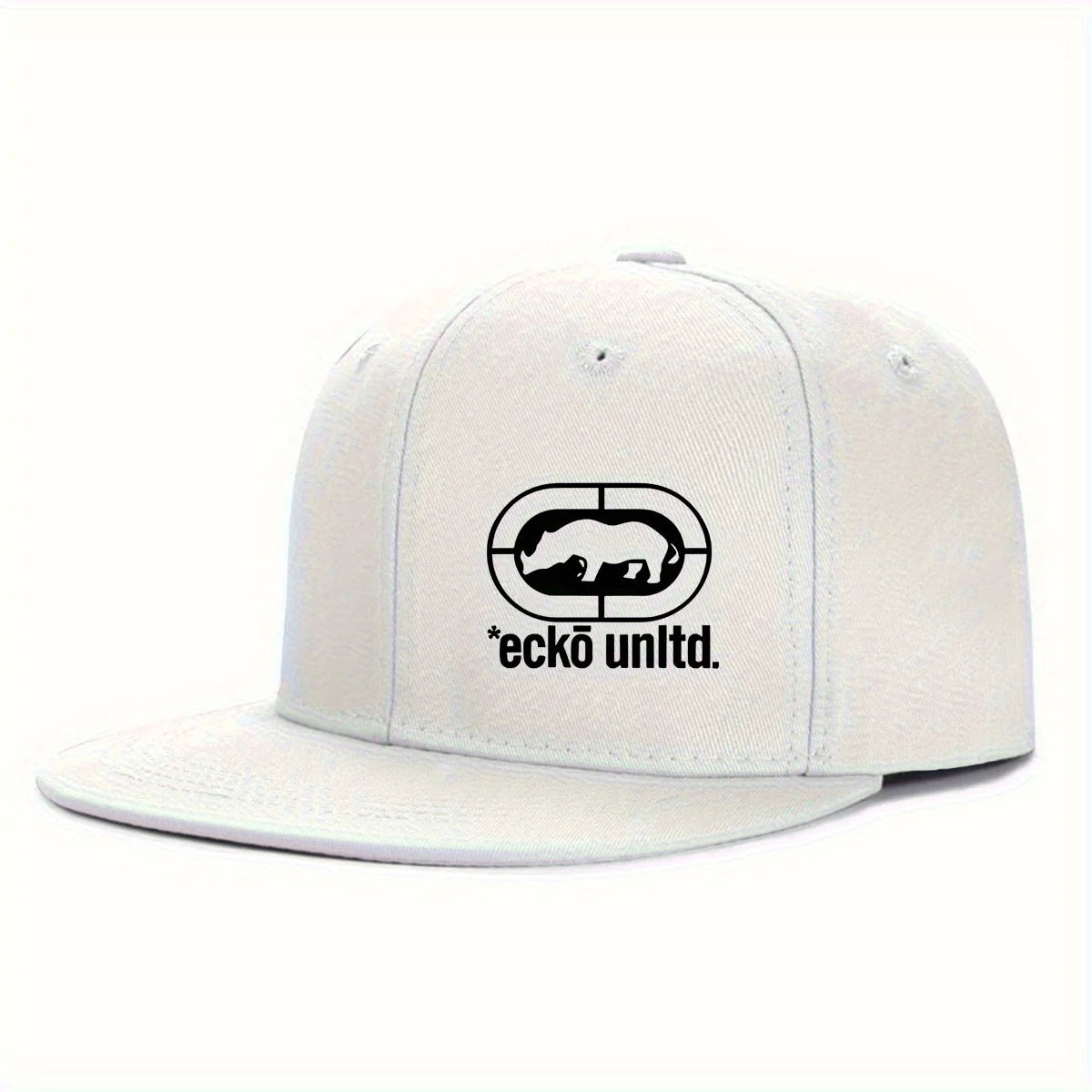 Fashionable Outdoor Flat Brimmed Hat With Fun Patterns Simple Style Unisex Adjustable Suitable For Outdoor Travel Baseball Caps