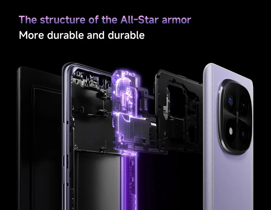 Xiaomi Redmi Note 14 Pro+ 5G Global Version Snapdragon 7s Gen 3 AMOLED 200MP Camera 6.7" 120Hz