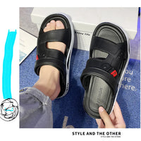 Summer Eva Sandals for Men Fashion Slippers Indoor Lightweight Soft Anti-slip Flats Men's Sandals Outdoor Beach Open-toe Sandals