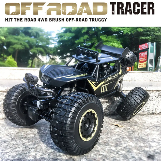 1/8 Large Rock Crawler RC Car 4×4 All Terrain RC Truck High -Speed RTR Alloy Off-Road Remote Control Car Children Toy Model