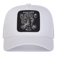 Unisex PANTHER Embroidery Baseball Net Caps Spring and Summer Outdoor Adjustable Casual Hats Sunscreen Hat