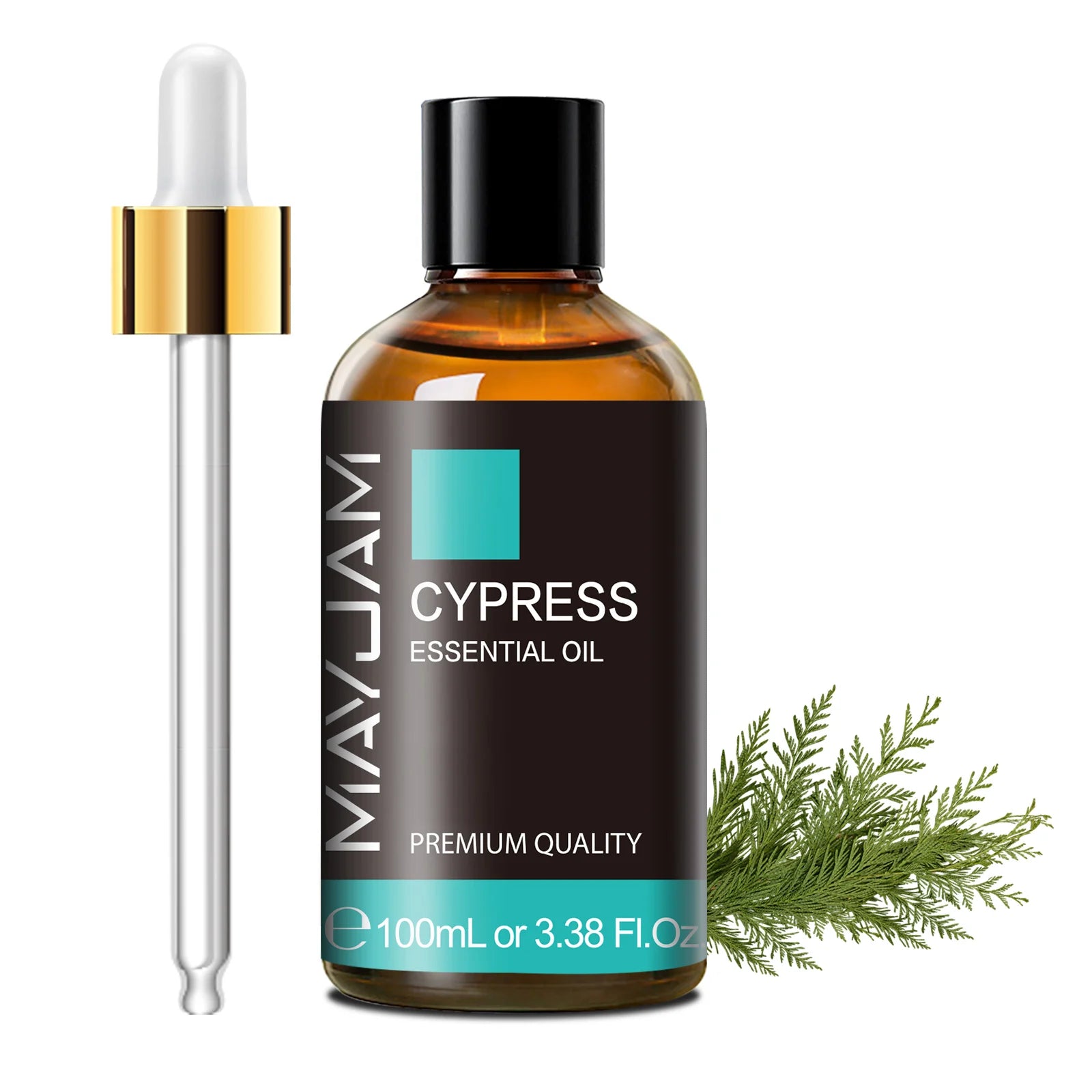 MAYJAM 100ml Pure Essential Oil with Glass Dropper, Aromatherapy Essential Oils Lavender Eucalyptus Rosemary Vanilla Aroma Oil