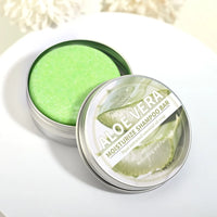 Aloe Vera Moisturizing Shampoo Bar, Plant Extract Essence Deep Cleansing Shampoo and Hair Care Soap