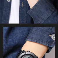 SKMEI 2122 Men's Electronic Watch Sports Waterproof Glow Electronic Watch Multi functional Student LED Watch Men's