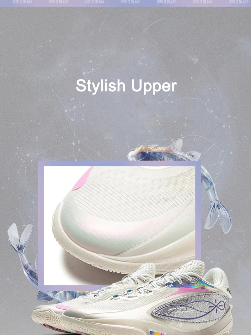 Li-Ning Men's WADE 808 5 ULTRA Professional Basketball Shoes SUPER BOOM Cushioning Wearable LiNing Sneakers Sport Shoes ABAV015