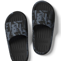 QYCKABY Fashion Printing Mens Slipper Trend Home Slides 2025 New Sandals Anti slip Cosy Soft Shoes Unisex Flip Flops Indoor Flat