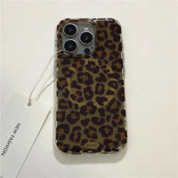 3D Luxury Leopard For Magsafe Grip Tok Phone Case for IPhone 17 16 15 13 Pro Max Wireless Charge Magnetic Stand Holder Cover