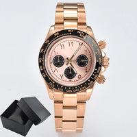 39.3mm VK63 Men's watch Arabian Dial customized Men's watch Luxury Quartz watch man VK63 Sport Chronograph Sapphire Glass watch