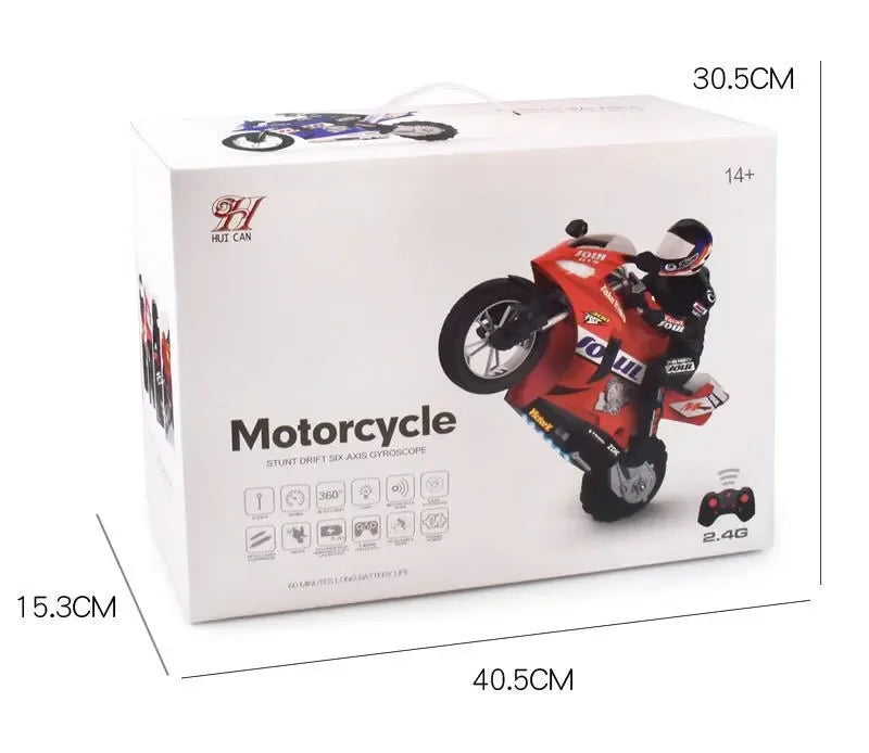 1/6 RC Motorcycle Rc Cars Self-stable Balance Standing on One Wheel Competitive Racing Drift Stunt Electric Motorcycle for Kids