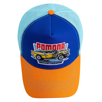 Hot Sale Unisex Summer Fishing Cap Breathable Mesh Trucker Hat Men Women Big Truck Embroidered Pattern Snapback Outdoor Hat