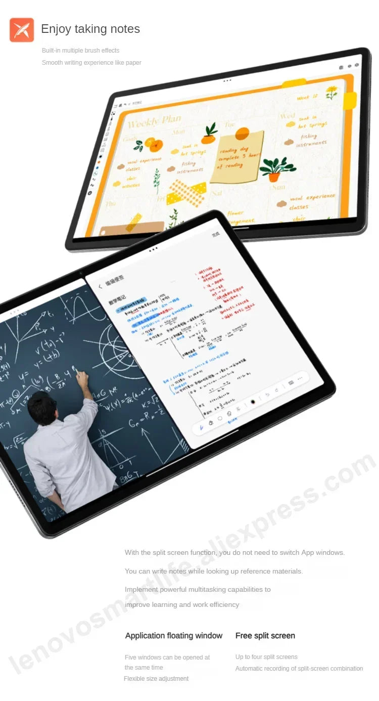 Global Rom Lenovo Xiaoxin Pad Plus 12.7 Inch with Matte Display Natural Light Anti-glare Paper Large Comfortable Visual 60hz