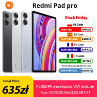 Xiaomi Redmi Pad Pro Tablet Global Version 128GB/256GB Snapdragon 7S Gen 2 octa Core 12.1 ''display 120Hz 10000mAh battery