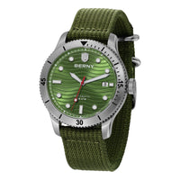 BERNY Top Automatic Diver Watch for Men PT5000 Movement 20ATM Waterproof Luminous Sapphire Lens Sport Swimming Diving Watch Men