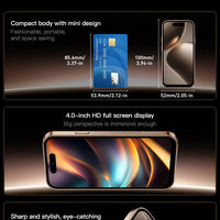 ONEMYTH Soyes M17 Pro Mini Smartphone 4.0-inch | 4G Dual SIM, Play Store | 2000mAh (2+16/3+64GB Storage) Gift for Lover