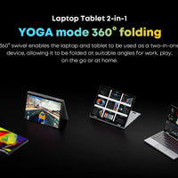 CHUWI MiniBook X Laptop Tablet 2 In 1 Intel N150 CPU 10.51" FHD IPS Screen 12GB LPDDR5 512G SSD Windows 11 Notebook 1200*1920