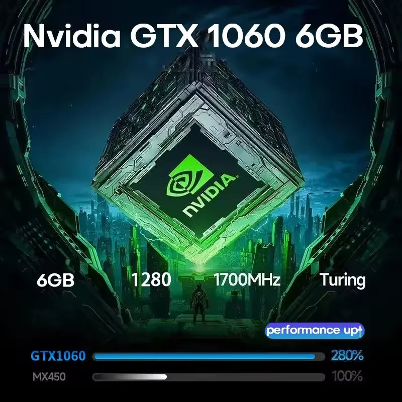 ACEKAMAS 16" Portable Gaming Laptop intel Core i7-6700HQ GTX 1060 IPS Windows 11 Laptops Computer 16GB DDR4 1TB SSD Notebook PC