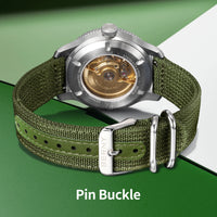 BERNY Top Automatic Diver Watch for Men PT5000 Movement 20ATM Waterproof Luminous Sapphire Lens Sport Swimming Diving Watch Men