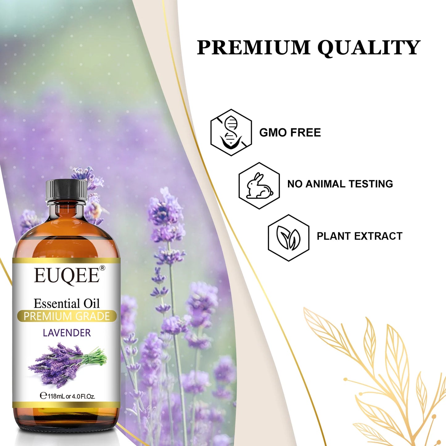 EUQEE 4 Fl Oz Essential Oils for Aromatherapy Humidifiers Aromatic Diffuser Making Scents Candle Handmade Soap Home Fragrance