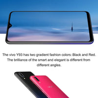 VIVO Y93 Smartphone Global firmware 4GB 64GB Octa core Android 8.1 6.2'' Camera 13MP+2.0MP Face ID cellphone Dual SIM Used Phone