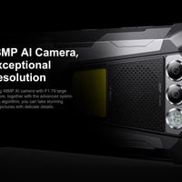 FOSSiBOT F106 PRO 4G Rugged Smartphone Android 14 15GB(8+7GB Extended) 256GB ROM 12000mAh 48MP 30W 6.58 Inch FHD+ Cellphone NFC