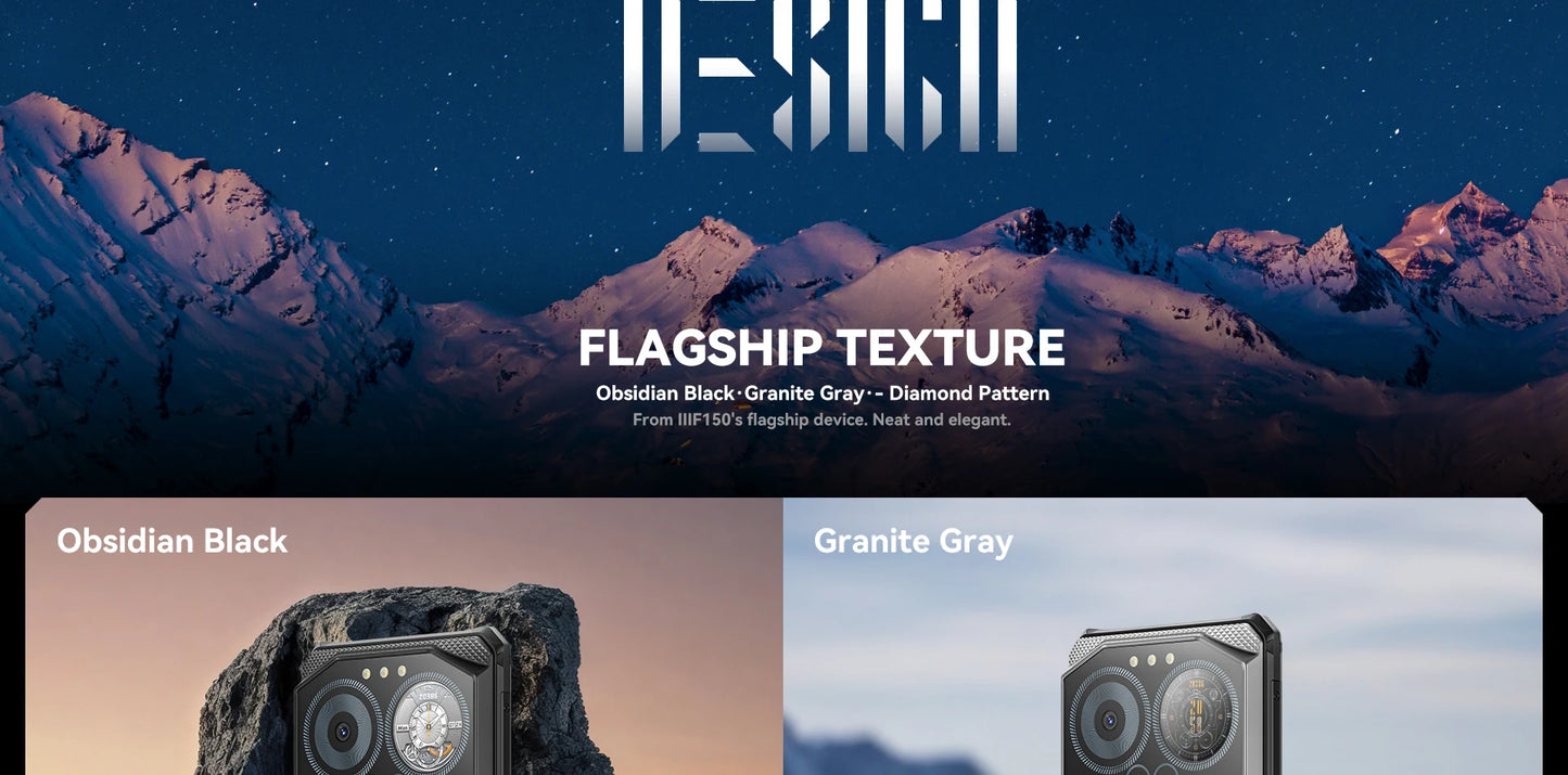 IIIF150 B3C Rugged Smartphone Dual Display 16GB 256GB 50MP Camera 10800mAh Android 14 Ultra-Thin Rugged Phone Global Version