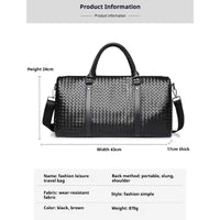 Extra Large Capacity Travel Duffel Bag - Lightweight, wet and dry separation, perfect for weekend getaways, fitness enthusiasts