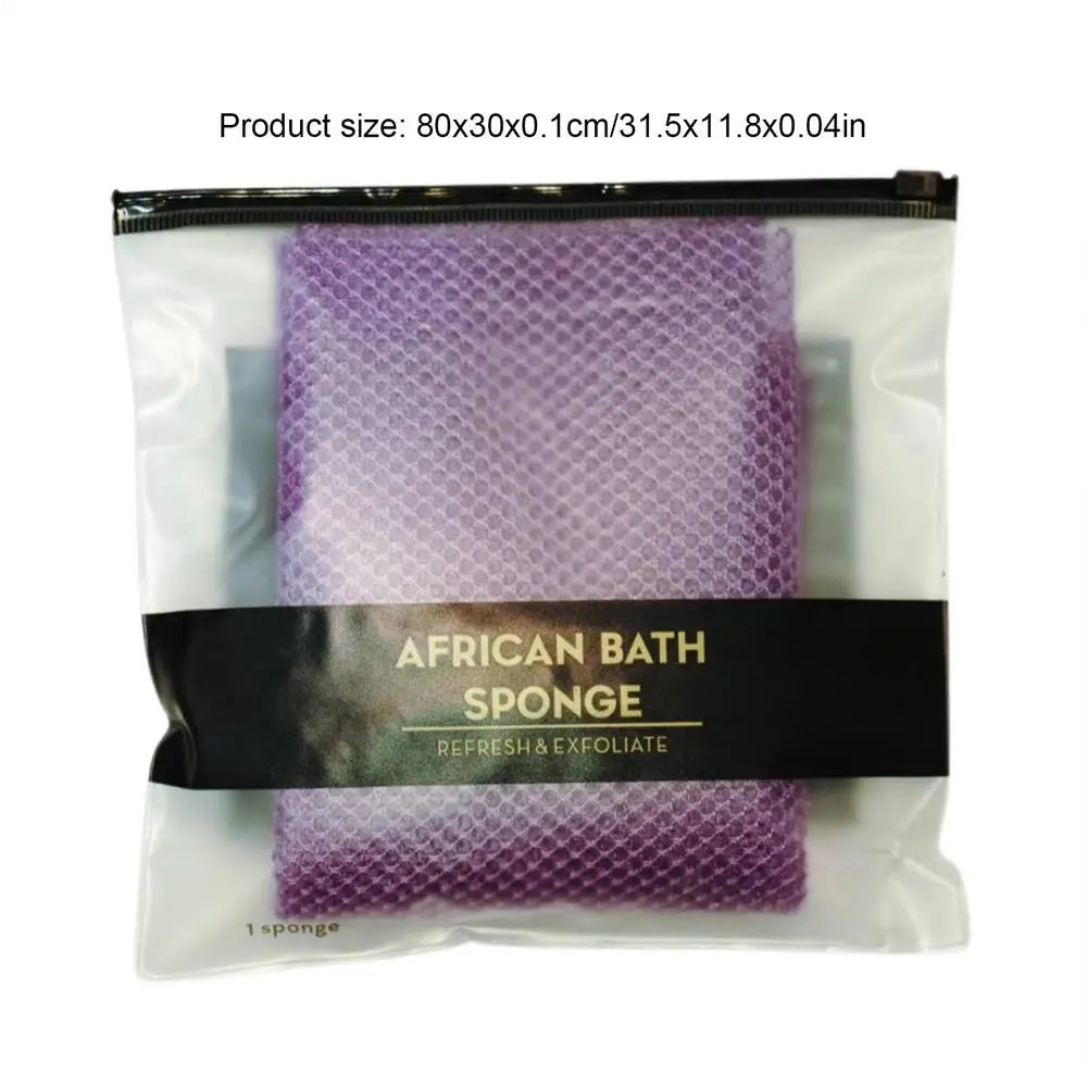 African Exfoliating Net Sponge Back Scrubbing Skin Smoother Cleaning Tool Bath Net Sponge Shower Body Thick Foam Soap Network