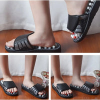 Acupoint Massage Slippers Therapy Massager Shoes For Feet Unisex Home Flip Flop Health Care Medical Rotating Foot Massager Shoes