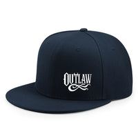 Unisex OUTLAW Printed Adjustable Baseball Cap  Men's and Women's Flat-brimmed Cap, Urban Street Style, Outdoor Activity Cap