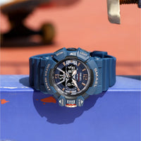 SMAEL Sport Watch for Men Waterproof Wristwatches Student Dual Display Digital Multi-function Stopwatch Clocks 8065 Male Watches