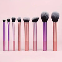 8pcs Makeup Brush Kit Soft Synthetic Hair Make Up Brushes Foundation Blush Eyeshadow Cosmetic Makeup Tools