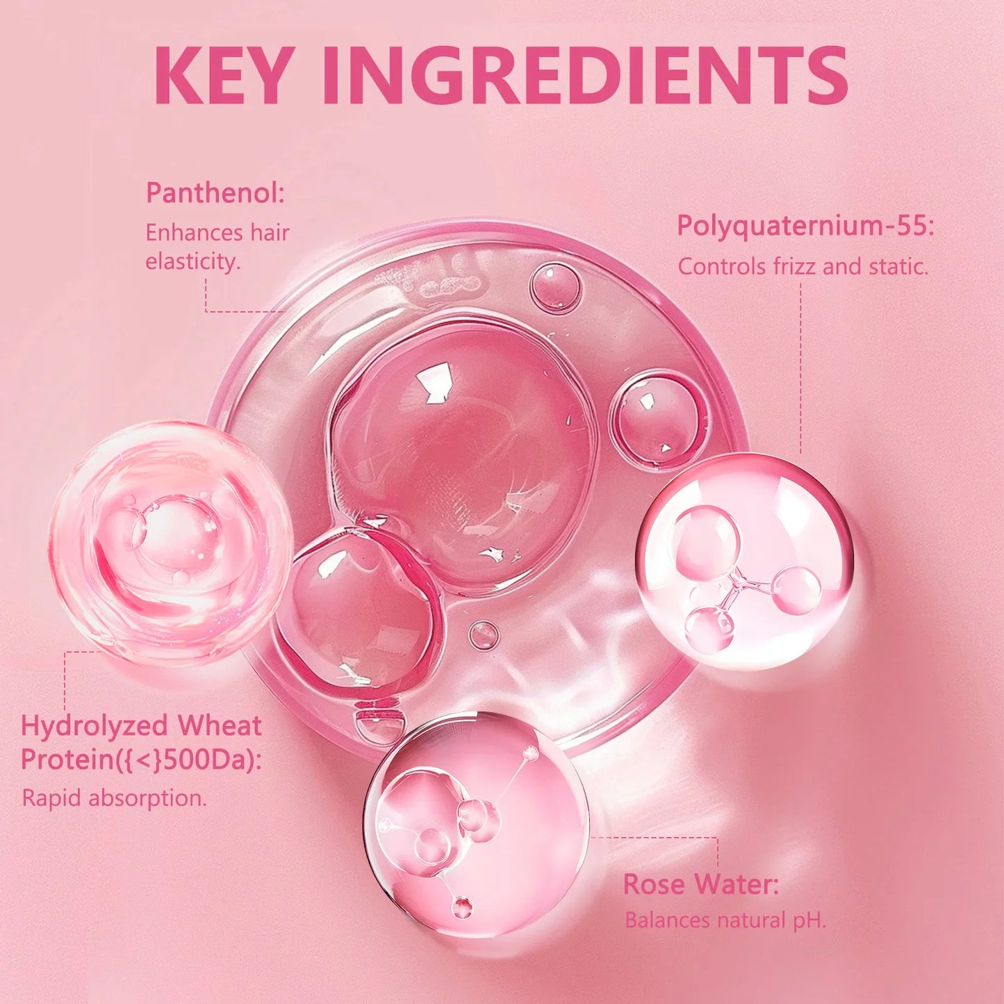 Hair Care Deep Repair Conditioning  for Hair Heat Protector Serum Protect Hair From UV Damaged Moisturizing Hair-Care