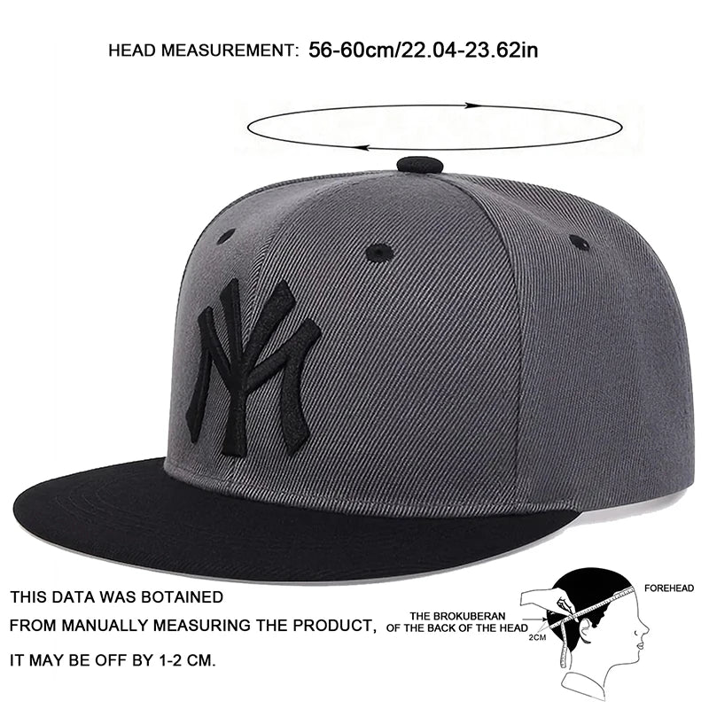 Unisex Letter Embroidery Hip-hop Hats Outdoor Adjustable Casual Baseball Caps Sunscreen Hat Sports Cap