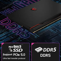 2024 MSI Raider GE68 HX Gaming Laptop 16 Inch 4K UHD 120Hz Mini LED Screen Notebook i9-14900HX 32GB 2TB RTX4080 Netbook Computer