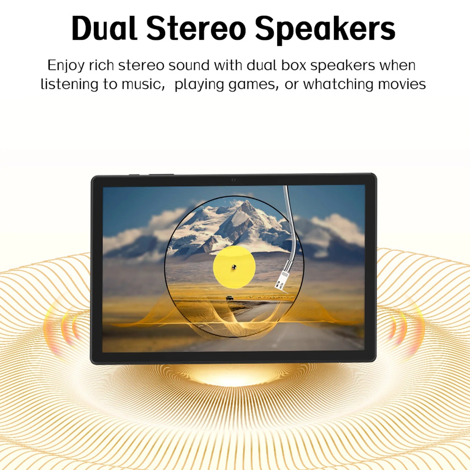 ANRY 10.95 Inch Tablet Android 15 HD Display 12GB RAM 128 ROM Fast Charging 8000mAh 5G WiFi Octa-Code Android Tablets with Case