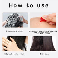 Hair Vitamin Capsule Keratin Oil Repair Frizzy Dry Hair Restore Soft Smooth Shiny Deep Moisturizing Nourishing Scalp Beauty Care