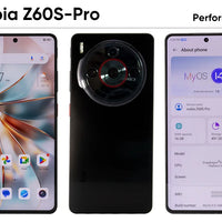 Nubia Z60S Pro Global Version 5G Android Cellphone Snapdragon 8 Gen 2 50MP Triple Camera 120Hz 6.78" AMOLED Screen NFC 5100mAh