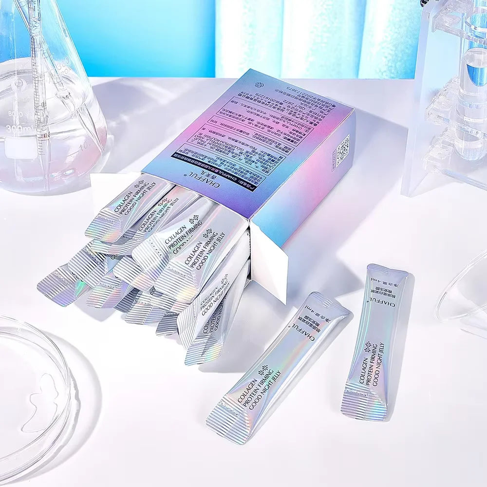 30pcs Anti Wrinkle Sleeping Facial Masks Moisturizing Firming Collagen Masks skincare Korean Face Mask Facial Skin Care Products